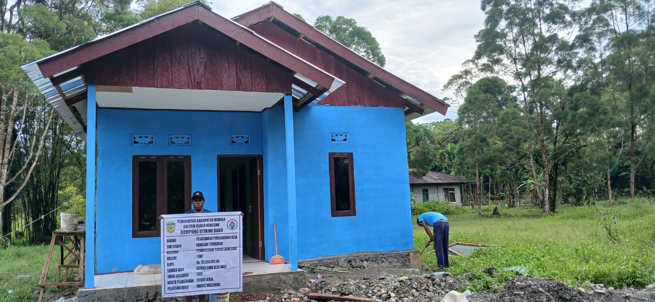 Tahun 2025 Utikini I Bangun 10 Unit Rumah Layak Huni, 1 Sudah Rampung