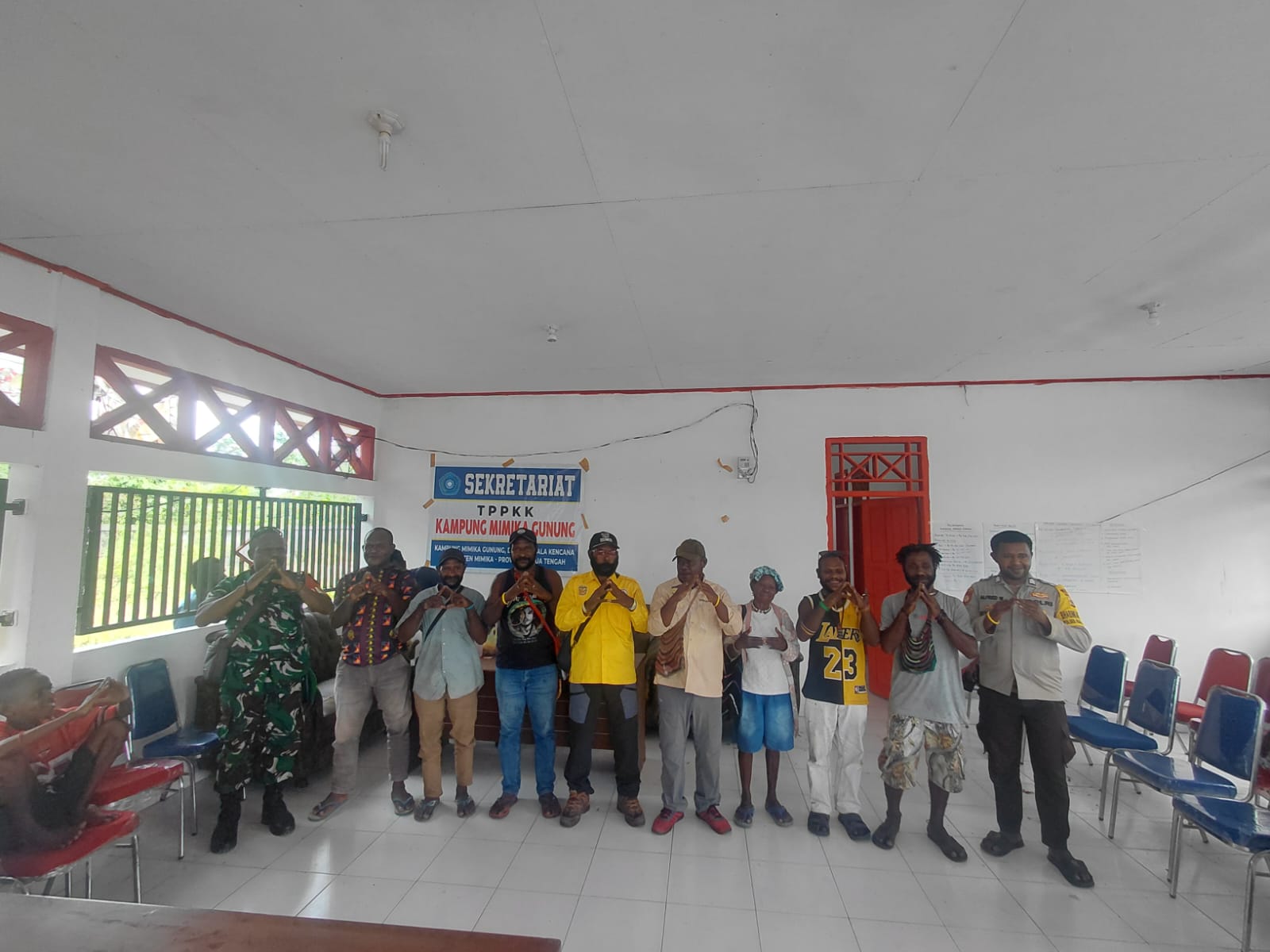 Kampung Mimika Gunung Laksanakan  Pemilihan Ketua RT dan RW