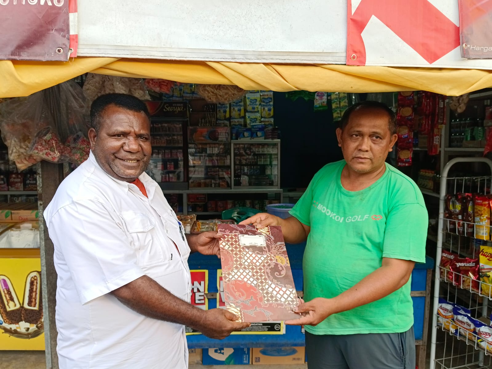 Tak Lagi Jual Pinang, Puluhan Pedagang Nusantara Area SP2 Beralih ke Kios dan Masuk Binaan Dinas Koperasi