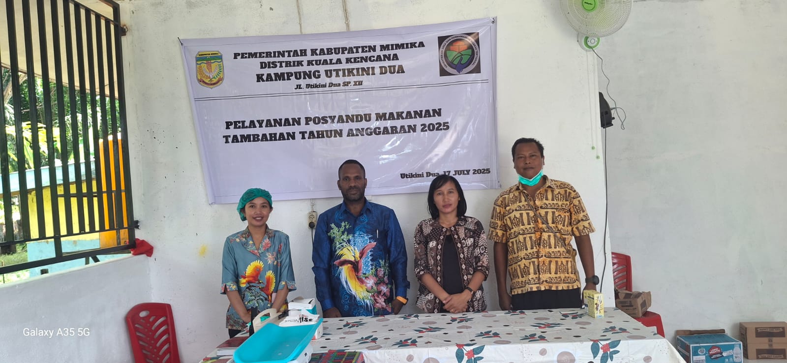 CEGAH STUNTING, UTIKINI II  GELAR POSYANDU ANAK DAN LANSIA