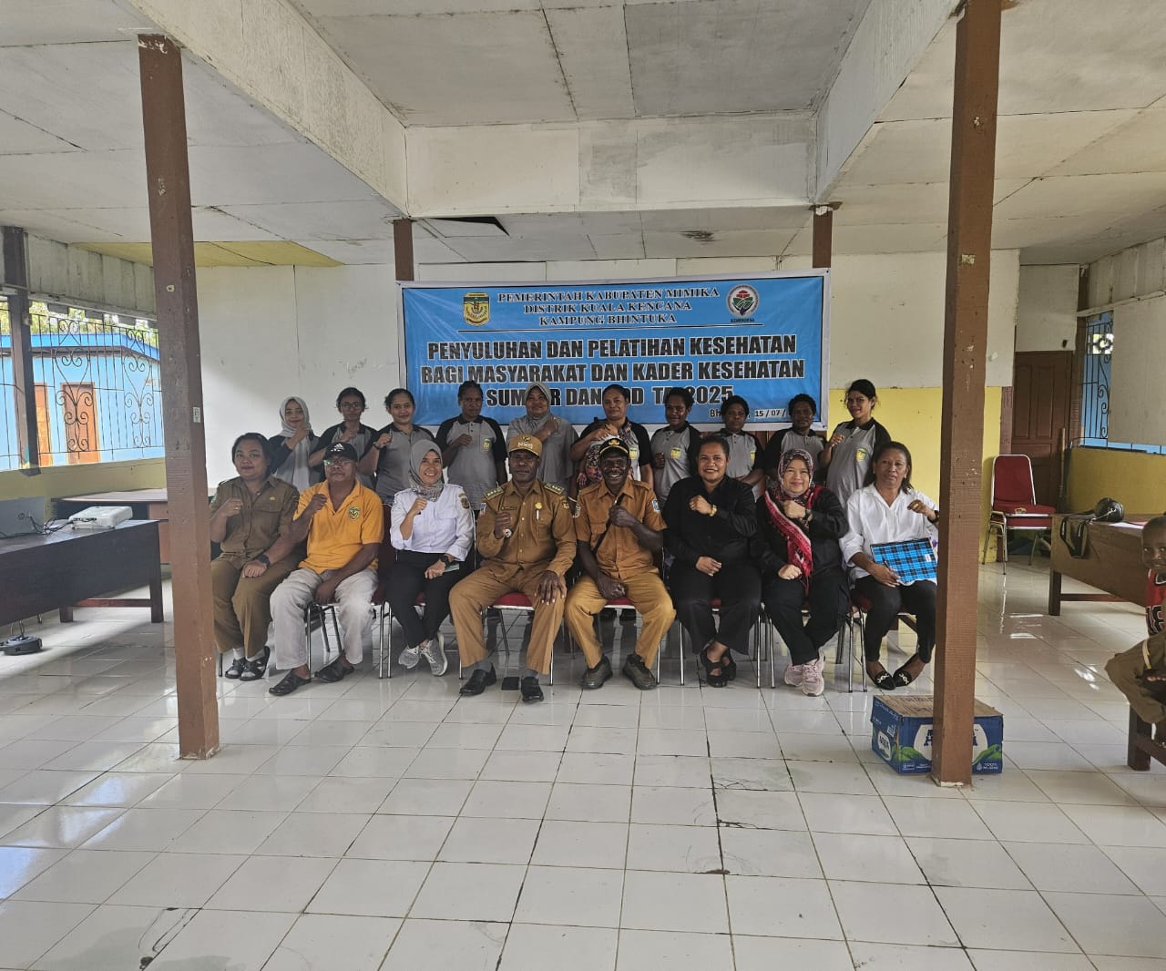 KAMPUNG BHINTUKA GELAR PELATIHAN KESEHATAN UNTUK KADER DAN MASYARAKAT, MATERI YANG DITERIMA BISA BERMANFAAT UNTUK MASYARAKAT