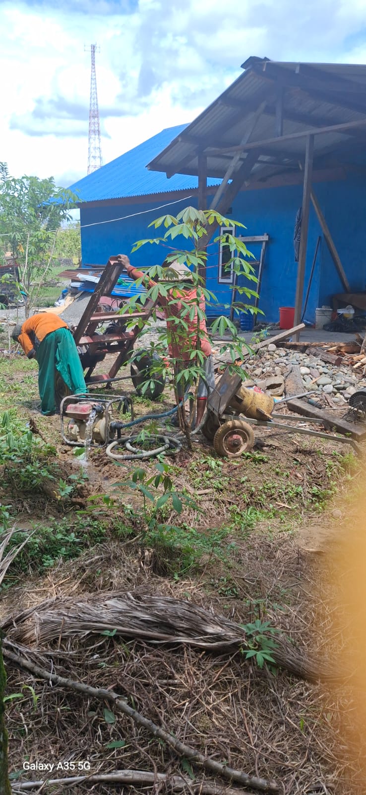 Proses pembuatan sumur bor