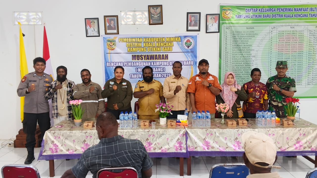 MUSRENBANG UTIKINI I: KEBERSIHAN LINGKUNGAN DAN TAMAN AKAN DISERAHKAN KE WARGA DI SISI KIRI DAN KANAN JALAN