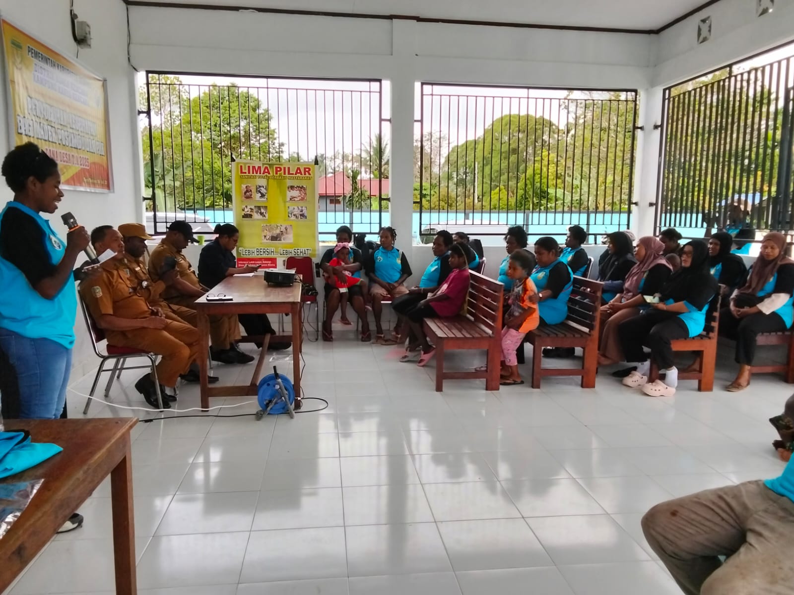 Suasana saat penyuluhan kesehatan