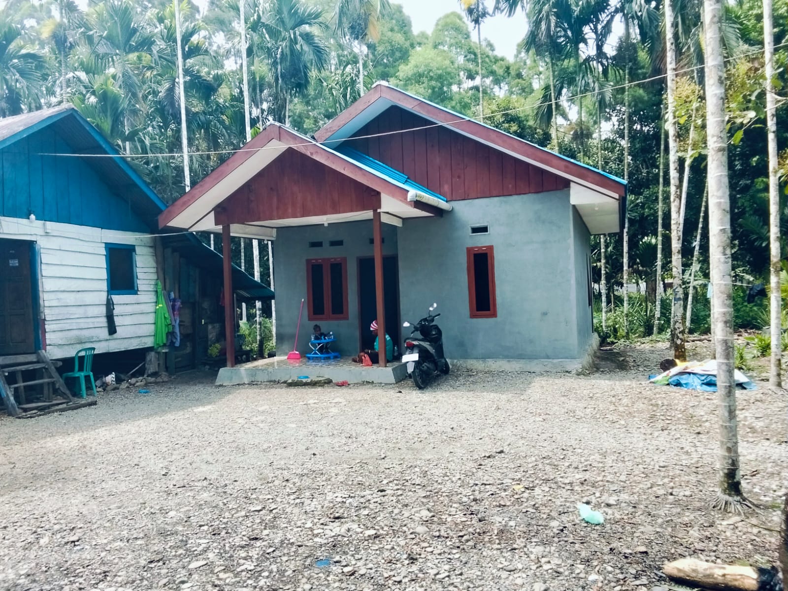Rumah layak huni yang dibangun oleh Pemkam Bintang Lima menggunakan DD 