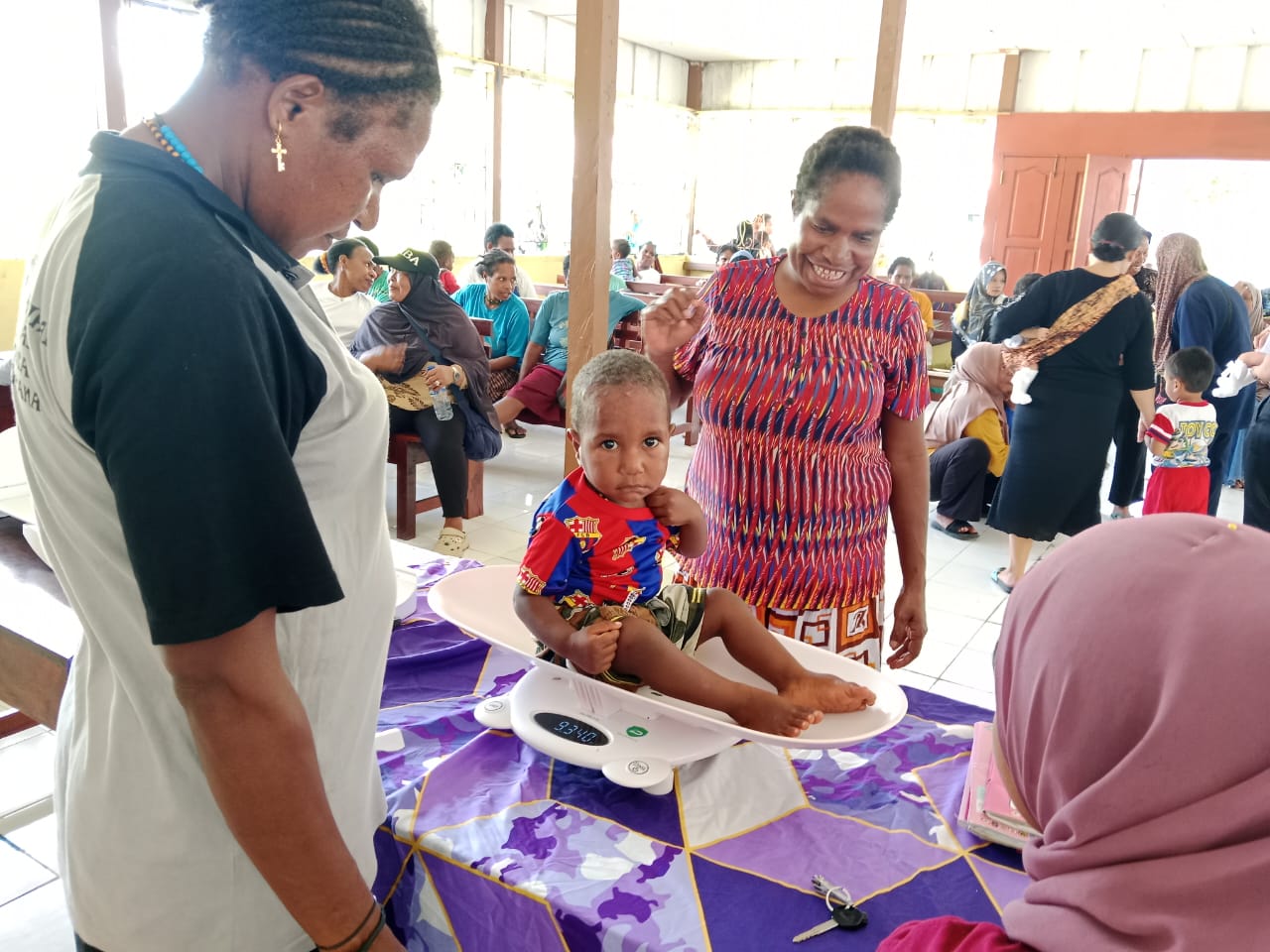 ANTUSIASME WARGA SANGAT TINGGI IKUT POSYANDU